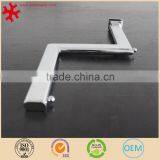 Faceout Clothes Stepped Hanger Display Arm for Retail Store Fixtures Chromed Finish Oval Tube