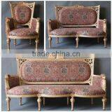 MD-1408-01 &MS-1401-04 &MS-1402-04 Chinese Style Furniture Sofa Set in Gold Finish thumbnail-1