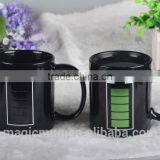 Customized Logo Hot Color Changing Ceramic Mug thumbnail-5