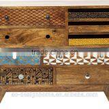 WOODEN CABINET W/9 DRAWERS thumbnail-1