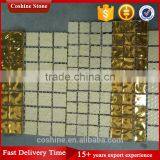Popular Wall Covering Starbright Glass Gold Mosaic Tile thumbnail-5