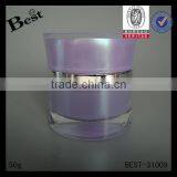 Unique Specail Design 30ml 50ml Mini Acrylic Cosmetic Cream Jar With Lid Empty Double Wall Plastic Cream Container thumbnail-2