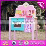 2017 New Design Pretend Play Girls Wooden Kitchen Toys W10C150-S thumbnail-3