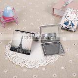 CJA14-OEM Makeup Pocket Plastic Hand Square Foldable Mirror thumbnail-5