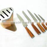 2015 New Product 6pcs Bamboo Handle Knife Set thumbnail-3