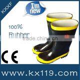 Rubber material fire performance rubber boots Fire Rubber Boots /Anti Perforation boots