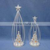 Owl Decorations Porcelain With Iron XMAS Decorations thumbnail-5
