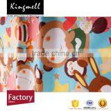Colorful Cartoon OEM Custom Digital Printed Cotton Knitted Fabric thumbnail-2