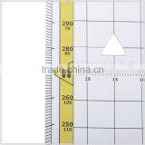 Chinese Manufactuere OEM Small Plastic PVC Flexible Square Protractor # KPP-6 thumbnail-3