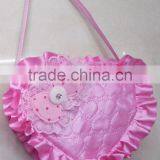 Fashion Lace Hearted Bow Little Girl Bag thumbnail-1