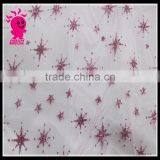 2015 Wholesale Christmas Tulle Snow Printing Soft Tulle for Christmas thumbnail-2