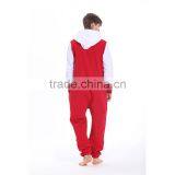 Fashion Onesie Jumpsuits With Contrast Sleeves Red Jumpsuits for Men thumbnail-3