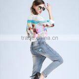 2015Summer Casual Round Collar Blazer Ladies Half Sleeve Coat thumbnail-3