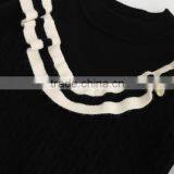 2-7 Years Wholesale 2017 New Fashion Winter Girls Knitted Sweater Ruffles Full Sleeve Pullover Girls Sweaters thumbnail-4