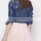 Runwaylover EY1013C Hot Sale 2016 Women Fashio Washed Denim Jackets thumbnail-5