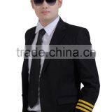 Juqian OEM Tailor Made Good Looking Mens Airline Pilot Uniform Pilot Military Uniform thumbnail-4
