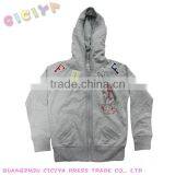 Girl's Jacket Hoodie Fashion Knitting Hoody With Zip Design Zip up Hoodie thumbnail-1