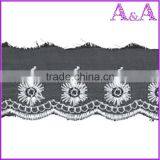 White Beaded Organza Lace Sequin Embroidery Lace For Elegant Woman thumbnail-1
