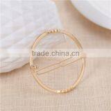 Accessories Round Gold Plated Zinc Based Alloy Hair Clips thumbnail-3