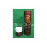 Custom Small Cylinder Tubes Cardbaord Wine Packaging Box With Logo Printing