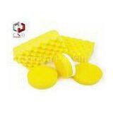 Yellow Wave Shaped Car Washing Sponge , Car Cleaning Sponge thumbnail-1