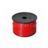 Red Plastic 3D Printer Material / 1.75mm ABS Filament for Makerbot UP 3D Printers
