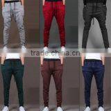 Multi Color Men's Harem Pants Big Pocket Sport Trousers Sweatpants