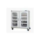 Double Door Nitrogen Gas Dry Storage Cabinet Box for Anti-ESD Dark Green Color for Electronics Parts