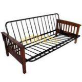 Modern Folding Bed With Wooden Armrest BED-M-1401