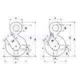 U.S.EYE HOOKS WITH LATCHES 320 thumbnail-2