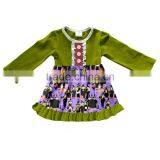 Lovely Beautiful Long-sleeved Halloween Baby Girl Clothes Lace Casual Branded Boutique Girls Clothing Dress thumbnail-5