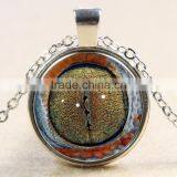 XP-TGN-HE-129 Wholesale Glass Cabochon Necklace In Alloy thumbnail-1