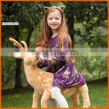 Best Selling Kids Birthday Purple Dress New Model Girl Dress Girls Dresses 2016 thumbnail-2
