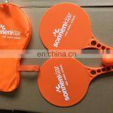 Plastic Beach Paddle Rackets With Different Fluorescence Color thumbnail-4