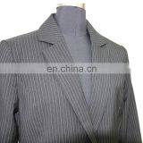 Lady High Quality Hot Sale Stripe Blazer Suit thumbnail-5