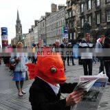 Real Taken Golden Fish Mask,New Animal Mask,Halloween Top Sale Fish Head Mask thumbnail-1