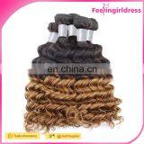 Fashion Lady Long Loose Deep Wave Virgin Human Hair 31.5 Inch For Sale