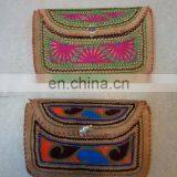 hand EMBROIDERY LEATHER PURESE 50 PCS