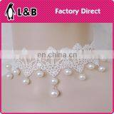 Beautiful Design Pearl Lace Necklace for Wedding thumbnail-1