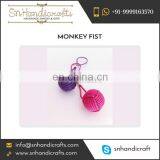 Best Knot Keychain Monkey Fist Nautical Rope Keychain Available at Considerable Price