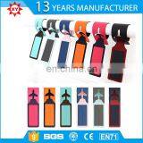 Custom Made Wholesale Leather Tag Airplane Shaped Luggage Tag thumbnail-3
