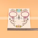 Halloween Decoration Costume face tattoo sticker for Horror Cosplay Halloween Party