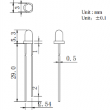 3mm In-line Infrared Emission Tube 850nm/940nm thumbnail-2