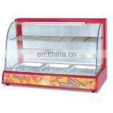 Electric Glass Warming Showcase Temperature 30~85 Degrees Glass Food Warmer Display Showcase