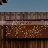 Laser Cut Realistic Corten Steel Garden Screen thumbnail-1