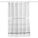 Boho Tassel Shower Curtain for Bathroom thumbnail-2