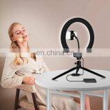 6 8 10 12 14 Inch Desktop LED Ring Light With Tripod Stand For Tiktok YouTube Video Live Broadcast thumbnail-4