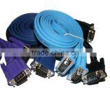 Poly Bag Packing Flat Vga D-Sub Cable, Rs232 Male to Male Cable for Computer, Projecotor Etc. thumbnail-5