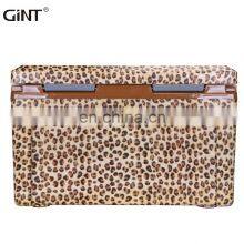 GiNT 50L Wholesale Customized Logo Leopard Design Ice Chest Light Weight Cooler Box thumbnail-3
