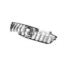 Silver W204 GTR Front Grille for Mercedes Benz C180 C200 C250 C300 C350 Sport Sedan 07-13 thumbnail-2